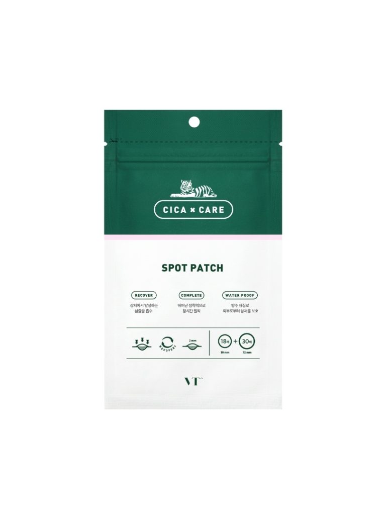 VT Spot Patch Hydrocolloid Acne Patches – 3 Sets × 48 pcs (Waterproof, Clear)