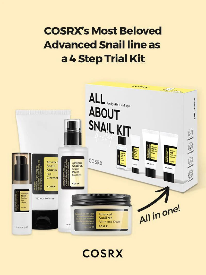 COSRX Advanced Snail Kit (4-Step Trial Set)