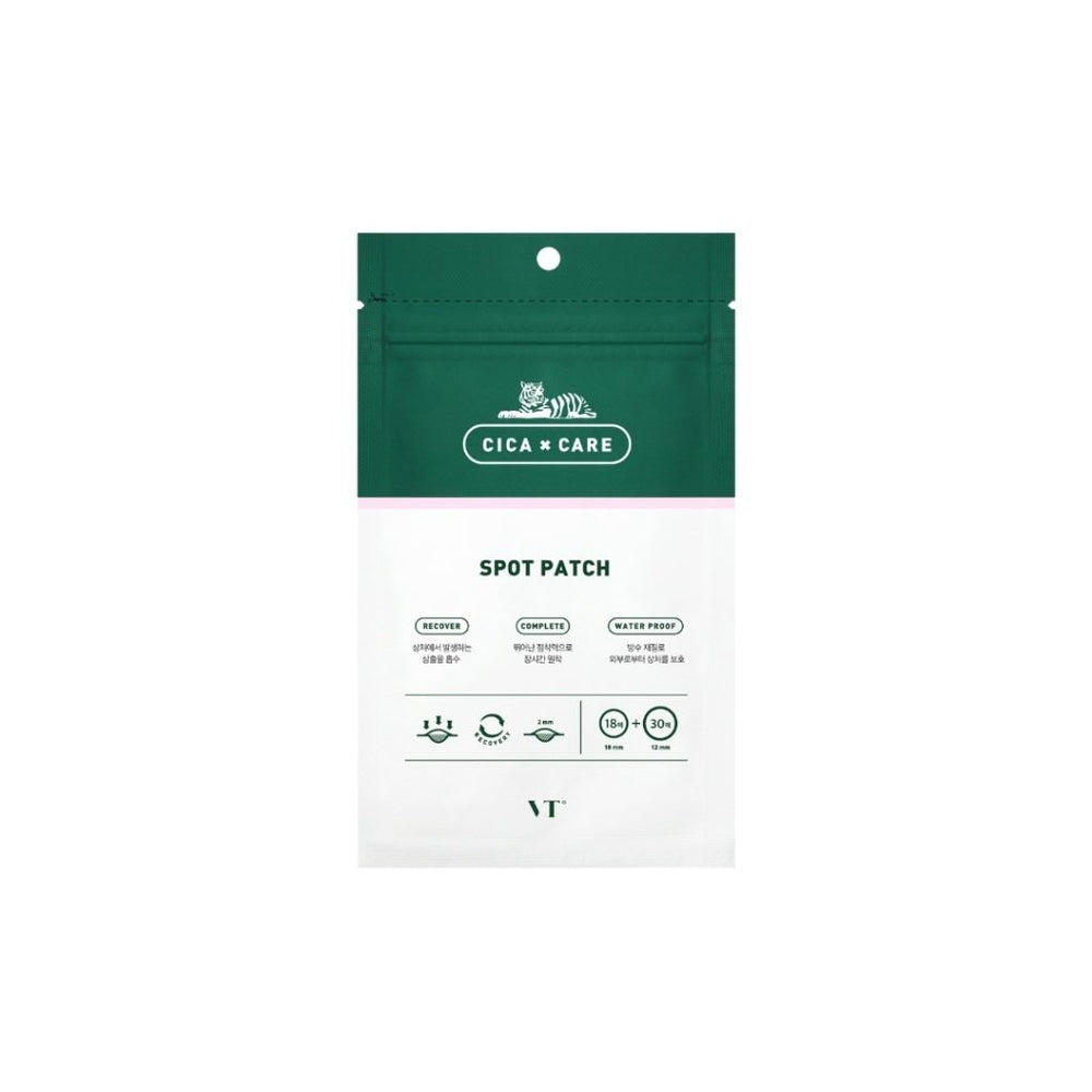 Spot Treatments & Patches collection — VT Spot Patch Hydrocolloid Acne Patches – 3 Sets × 48 pcs (Waterproof, Clear)