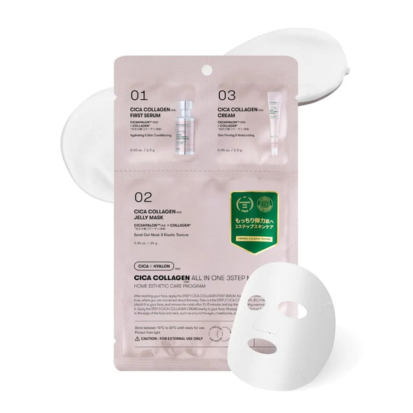 VT Cica Collagen All In One 3-Step Mask (1.5g + 1.5g + 25g)