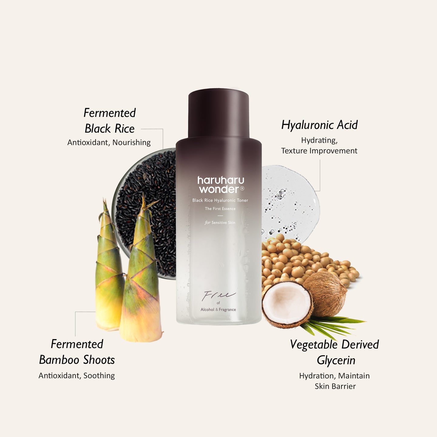 HARUHARU WONDER Black Rice Hyaluronic Toner 150ml
