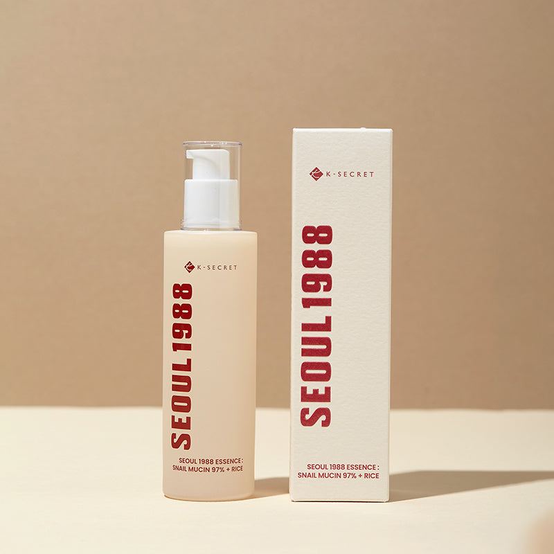 KSECRET Seoul 1988 Essence: Snail Mucin 97% + Rice 100ml