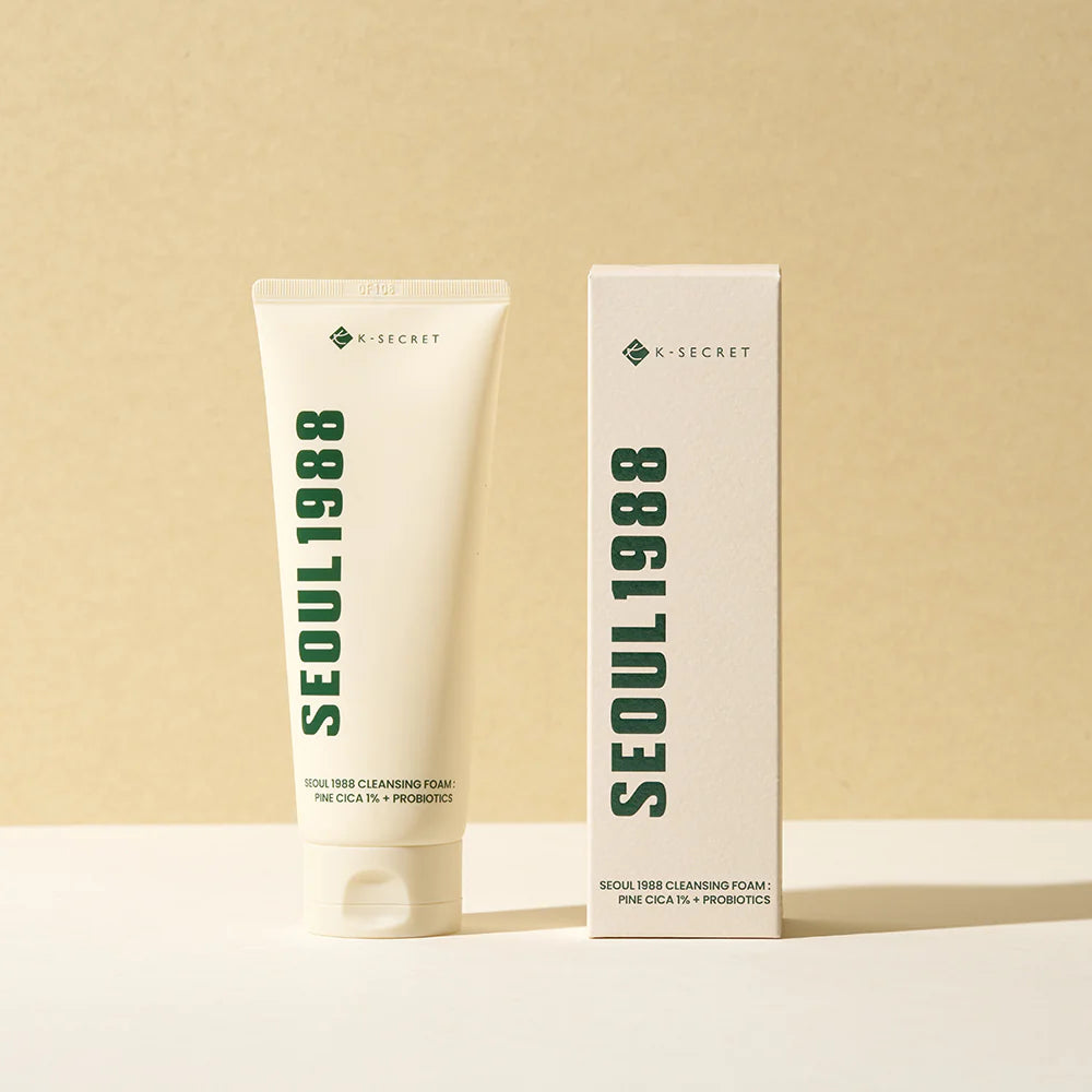 KSECRET Seoul 1988 Cleansing Foam: Pine Cica 1% + Probiotics - 150ml