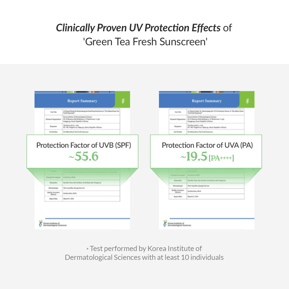 Dr. Althea Green Tea Fresh Sunscreen SPF50+ PA++++