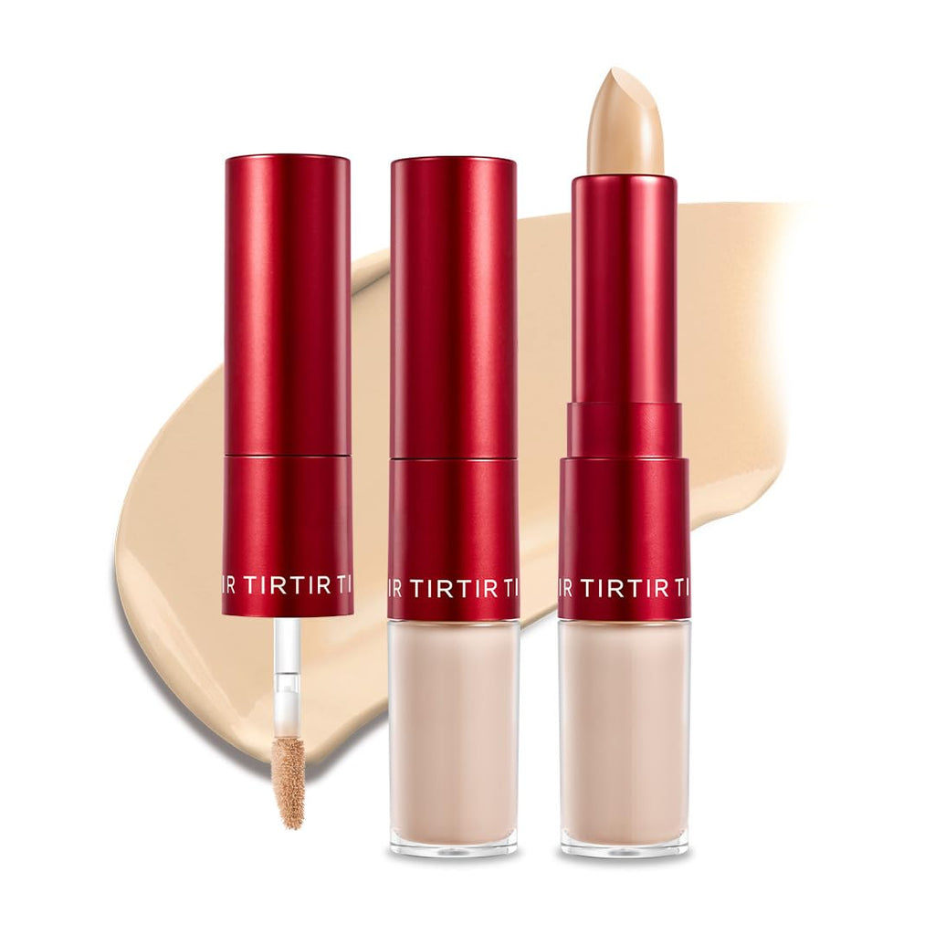 TIRTIR Glide & Hide Blurring Concealer 8g (Liquid 4g + Stick 4g) – (Various Shades)