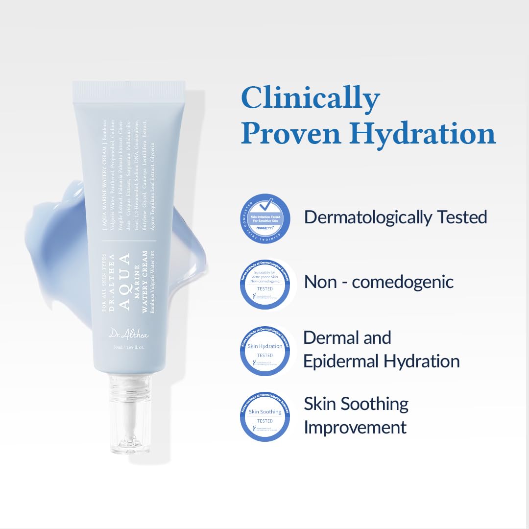 Dr.Althea Aqua Marine Watery Cream 50 ml | Lightweight Hydrating Gel Cream