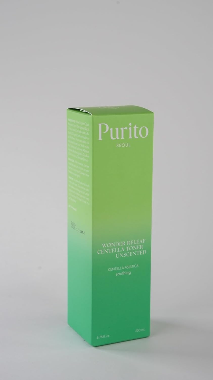 PURITO Wonder Releaf Centella Toner Unscented 200 ml | Soothing & Hydrating Toner