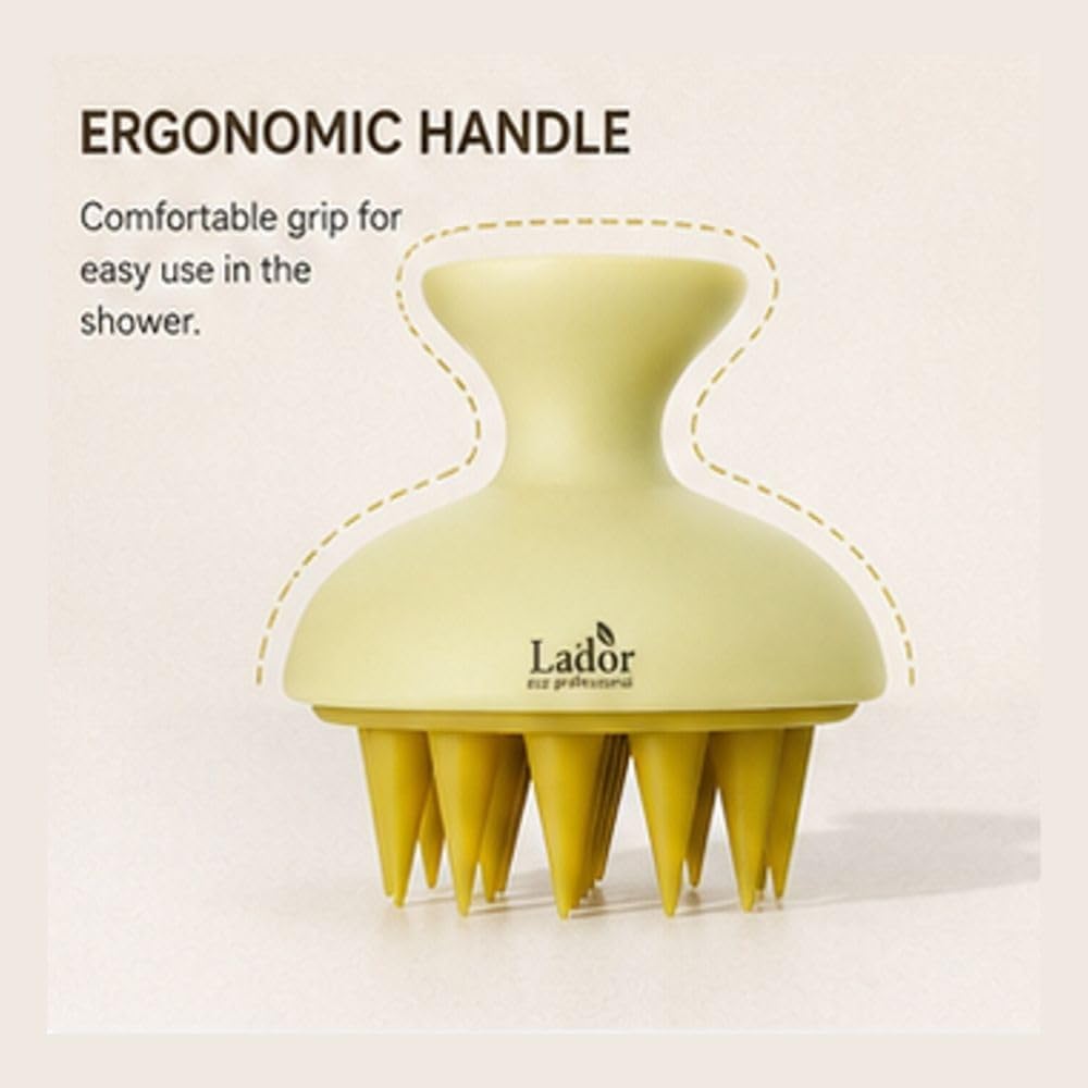Lador Scalp Massager Shampoo Brush Brown