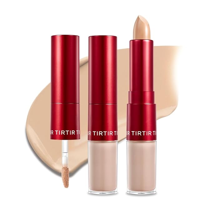 TIRTIR Glide & Hide Blurring Concealer 8g (Liquid 4g + Stick 4g) – (Various Shades)