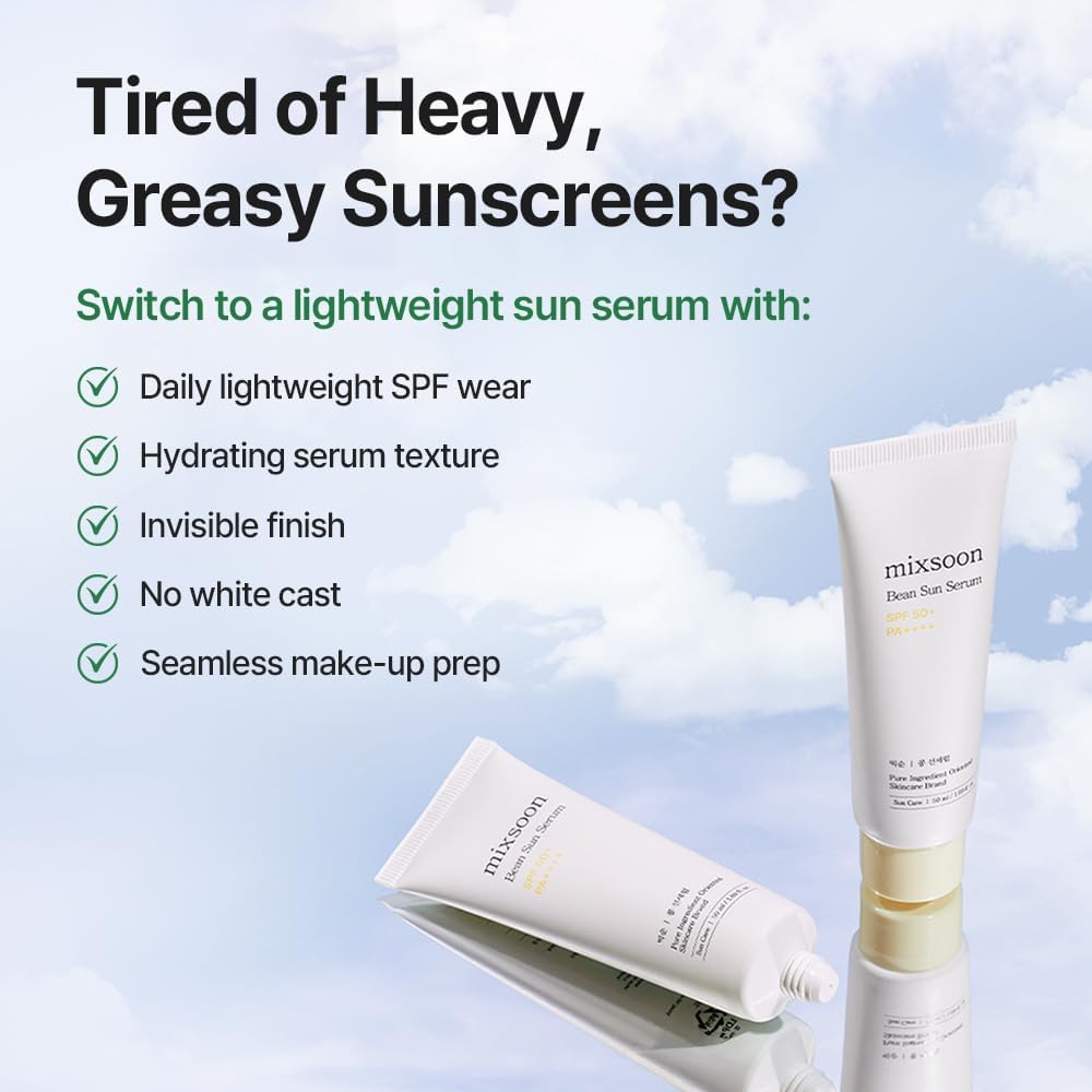 mixsoon Bean Sun Serum SPF50+ PA++++ 50ml