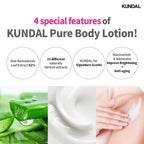 KUNDAL – Honey & Macadamia Pure Body Lotion, White Musk 500ml