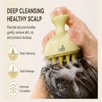 Lador Scalp Massager Shampoo Brush Brown