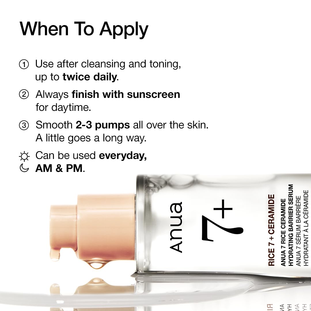 7 Rice Ceramide Hydrating Barrier Serum (50ml) – Deep Moisture & Skin Barrier Repair