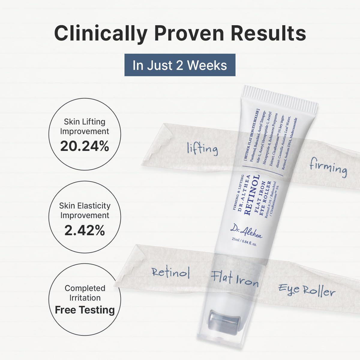 Dr.Althea  Retinol Flat Iron Eye Roller 25ml