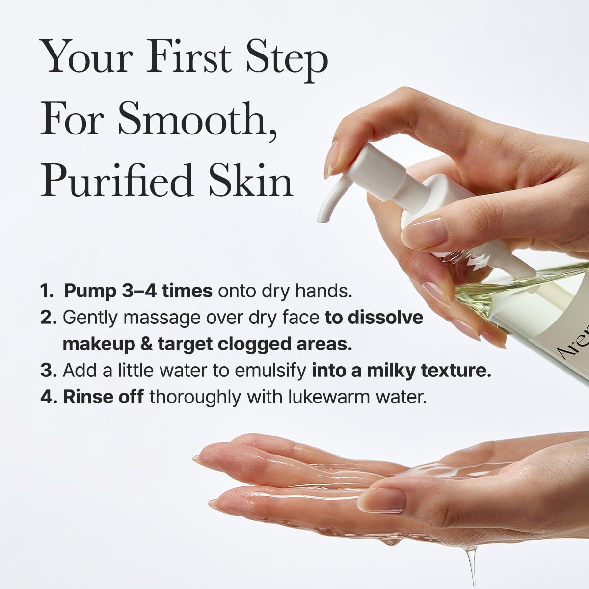 Arencia Pore Melt Mochi Cleansing Oil 200ml