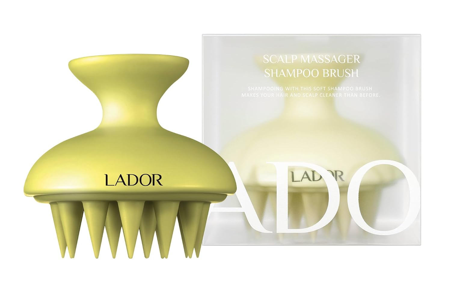 Lador Scalp Massager Shampoo Brush Brown