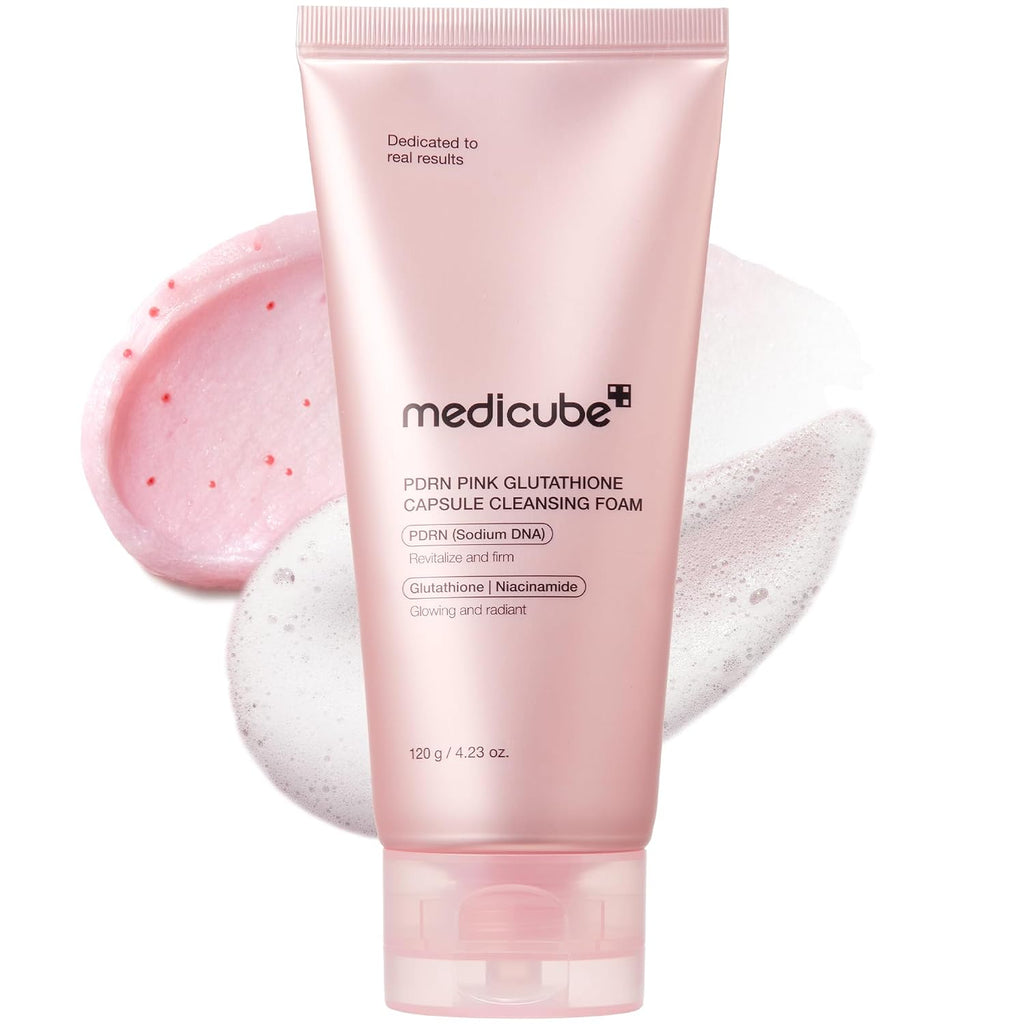 Medicube PDRN Pink Glutathione Capsule Foam Cleanser 120g