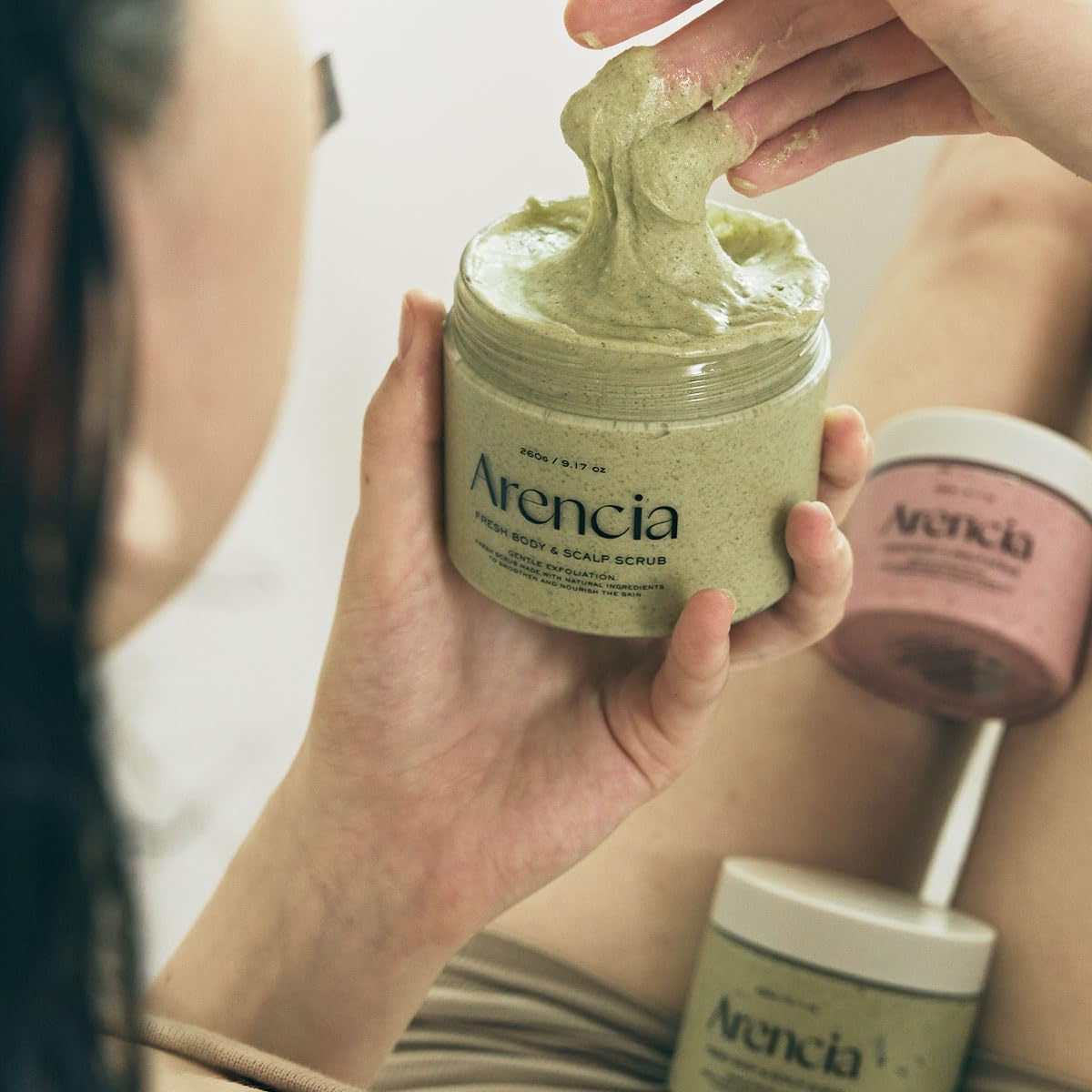 Arencia Fresh Cloud Scrub French Mint & Lily 260g