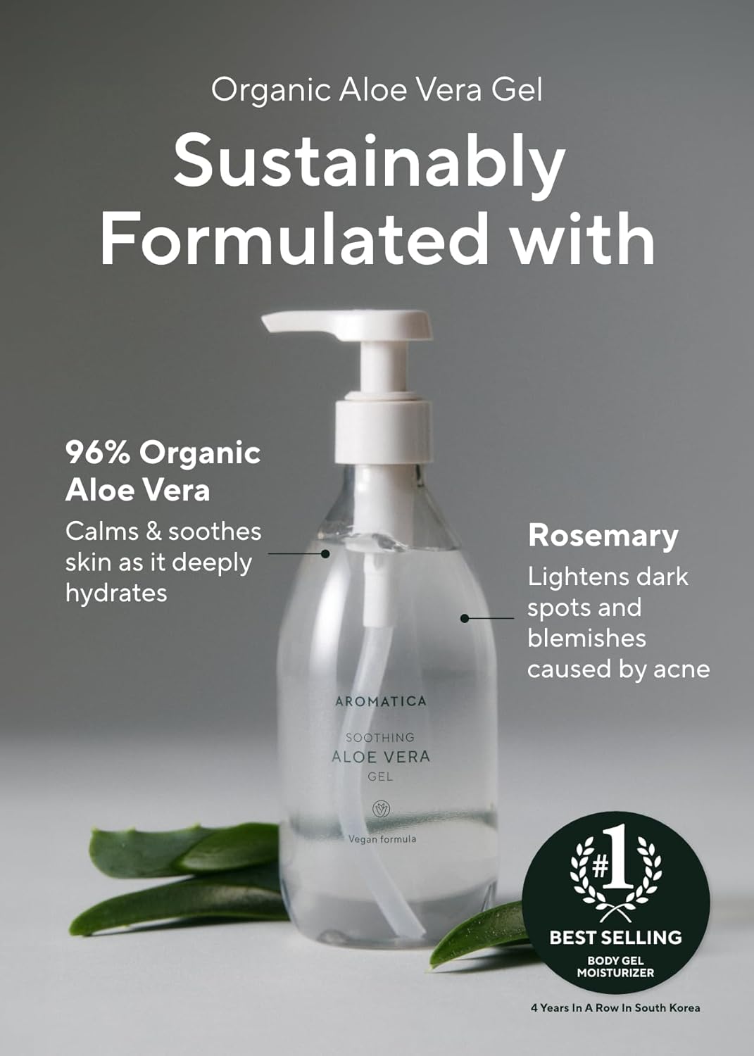 AROMATICA - Organic Aloe Vera Gel 300ml