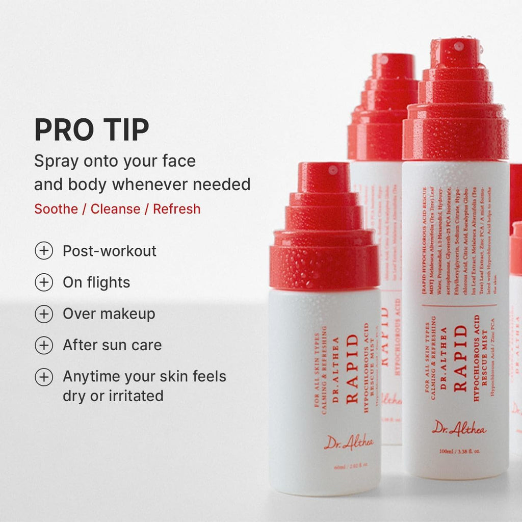 Dr.Althea Rapid Hypochlorous Acid Rescue Mist 100ml