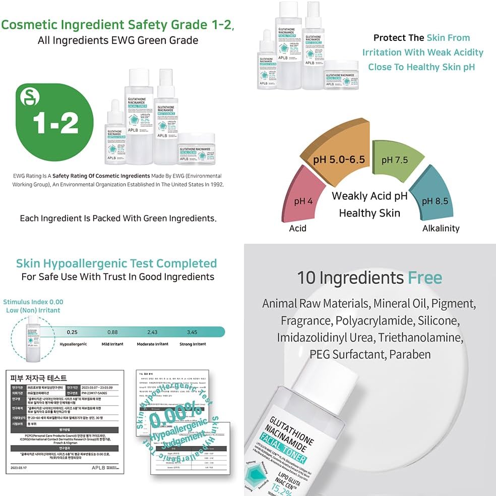 APLB Glutathione Niacinamide Facial Toner 160ml