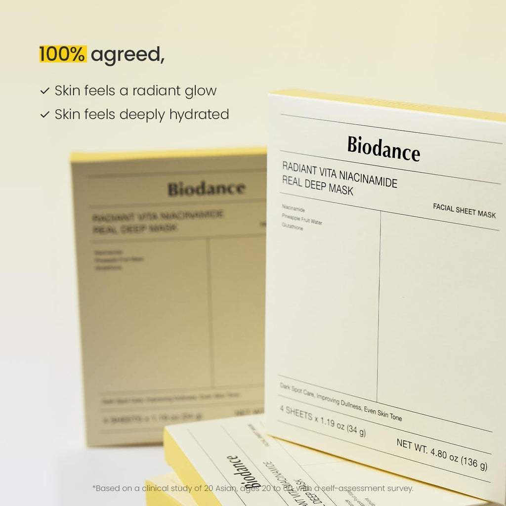 BIODANCE Radiant Vita Niacinamide Real Deep Mask 1 pc