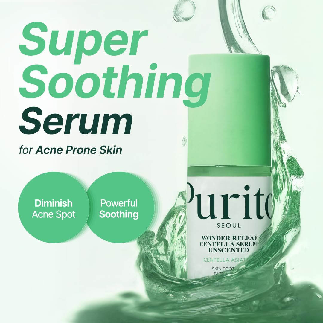 PURITO Wonder Releaf Centella Serum Unscented 60 ml | Soothing Barrier Repair Serum