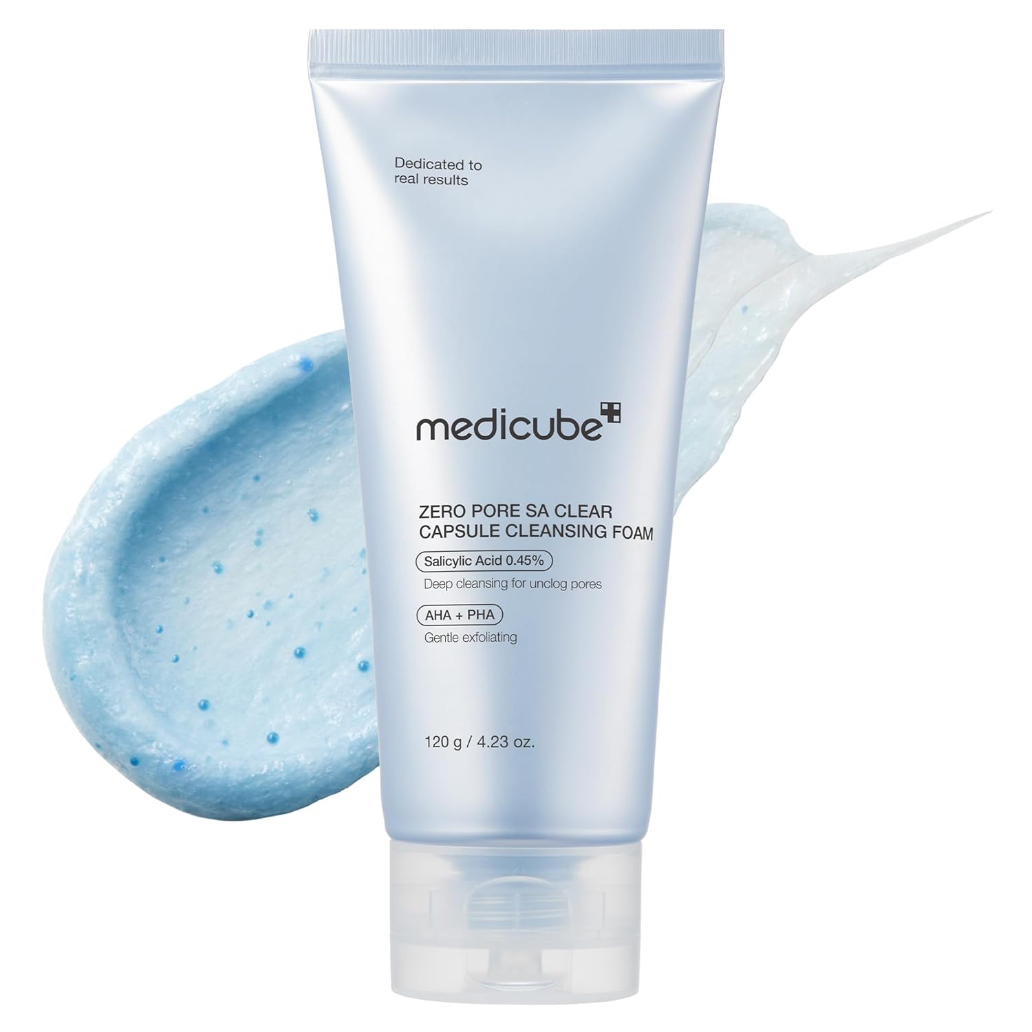 Medicube – Zero Pore SA Clear Capsule Cleansing Foam 120g