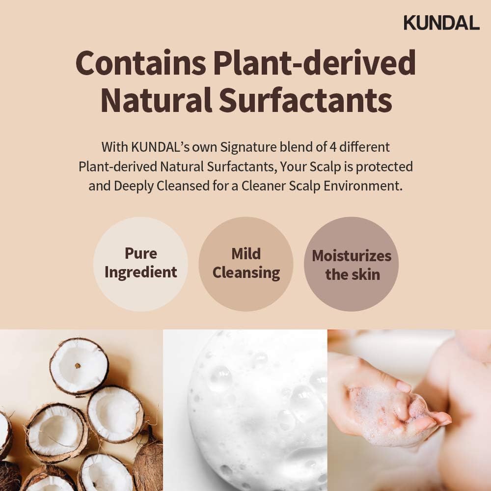 KUNDAL Honey & Macadamia Nature Shampoo Amber Vanilla 500ml