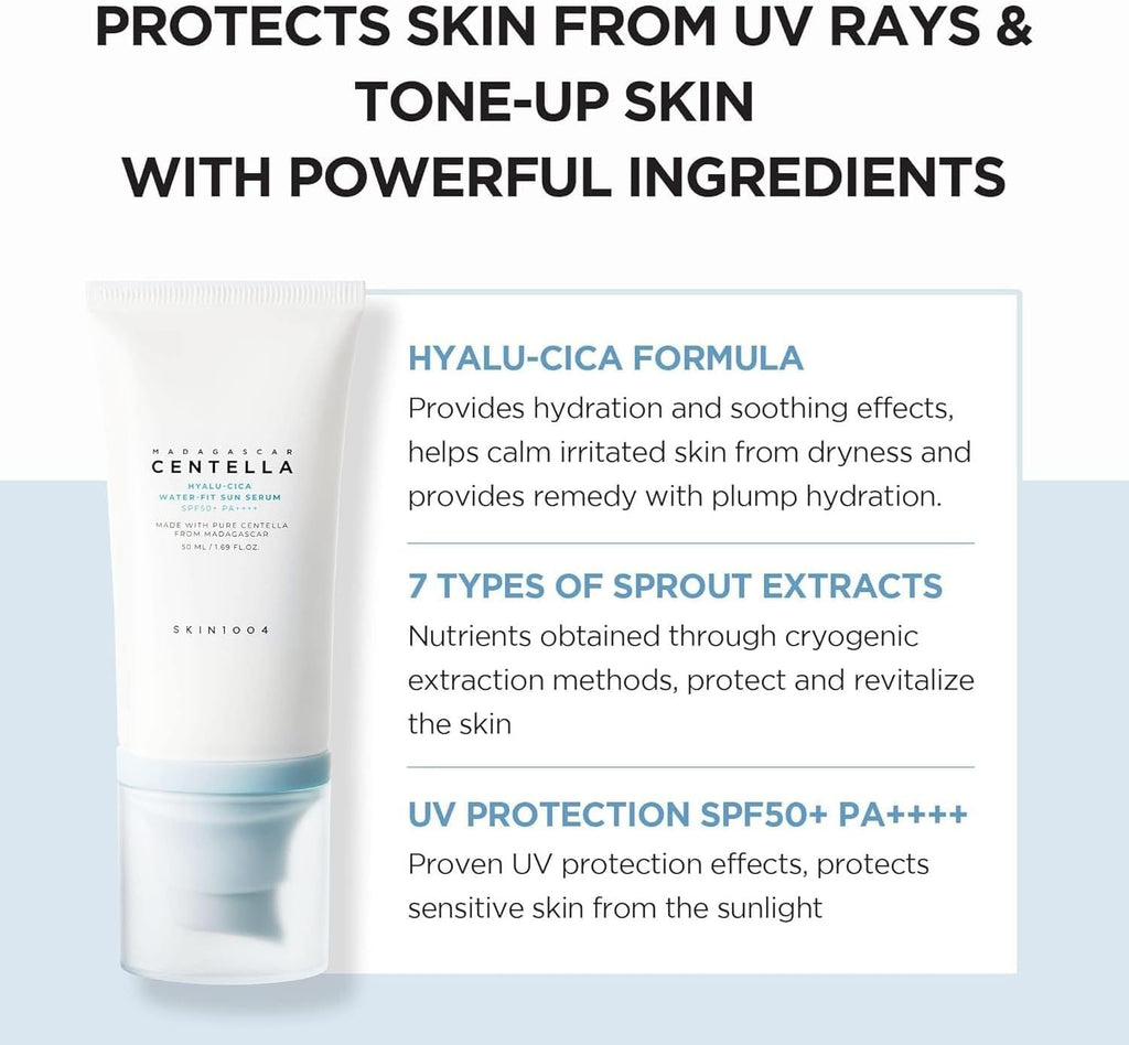 SKIN1004 - Madagascar Centella Hyalu-Cica Water-Fit Sun Serum Jumbo 100ml