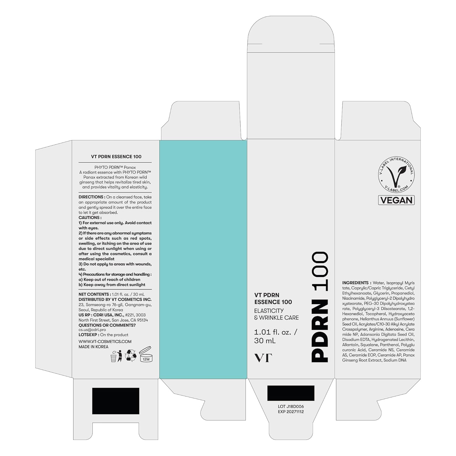 VT PDRN Essence 100 30ml