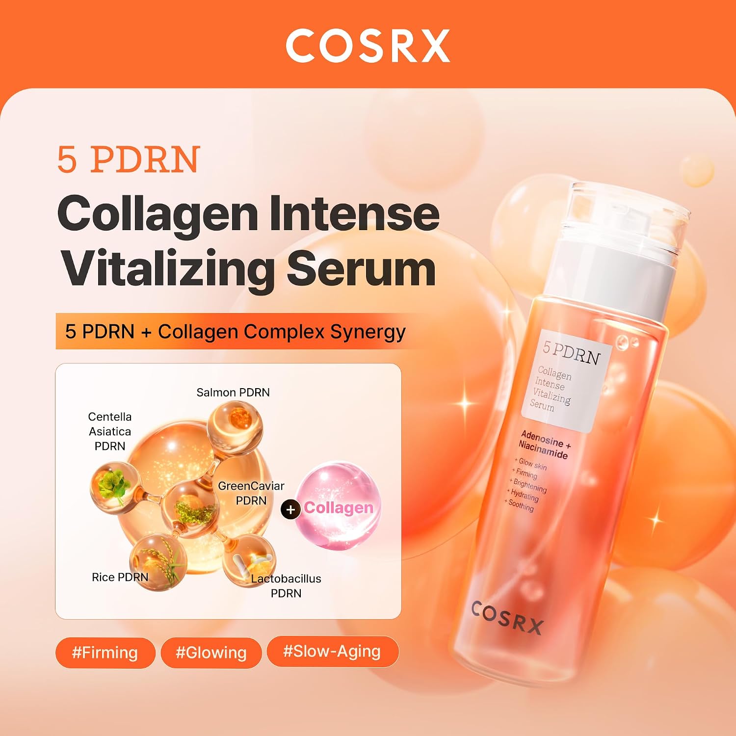 COSRX 5 PDRN Collagen Intense Vitalizing Serum 100ml