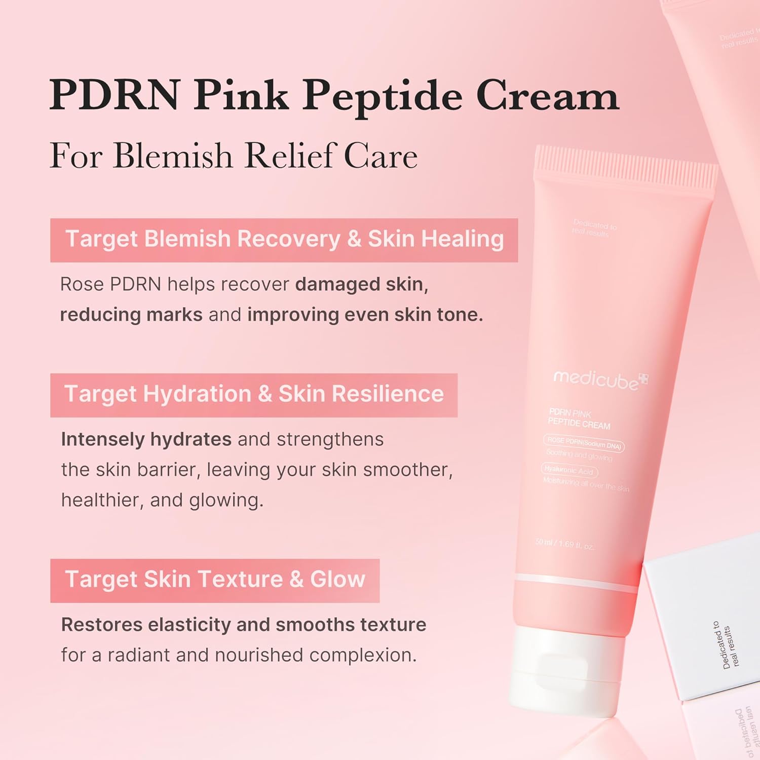 Medicube PDRN Pink Hyaluronic Moisturizing Cream 50ml