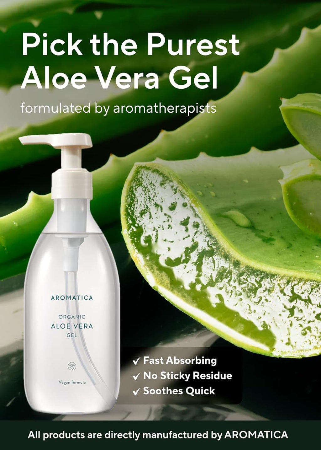 AROMATICA - Organic Aloe Vera Gel 300ml