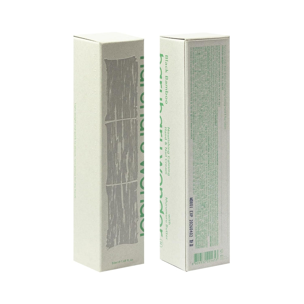 Haruharu Wonder Black Bamboo Nourishing Calming Hand & Nail Cream 50ml
