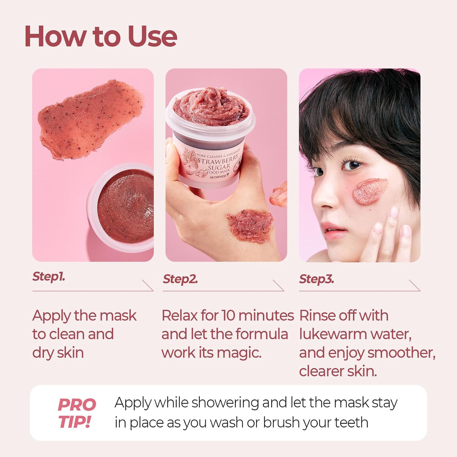 SKINFOOD Strawberry Sugar Food Mask 120g