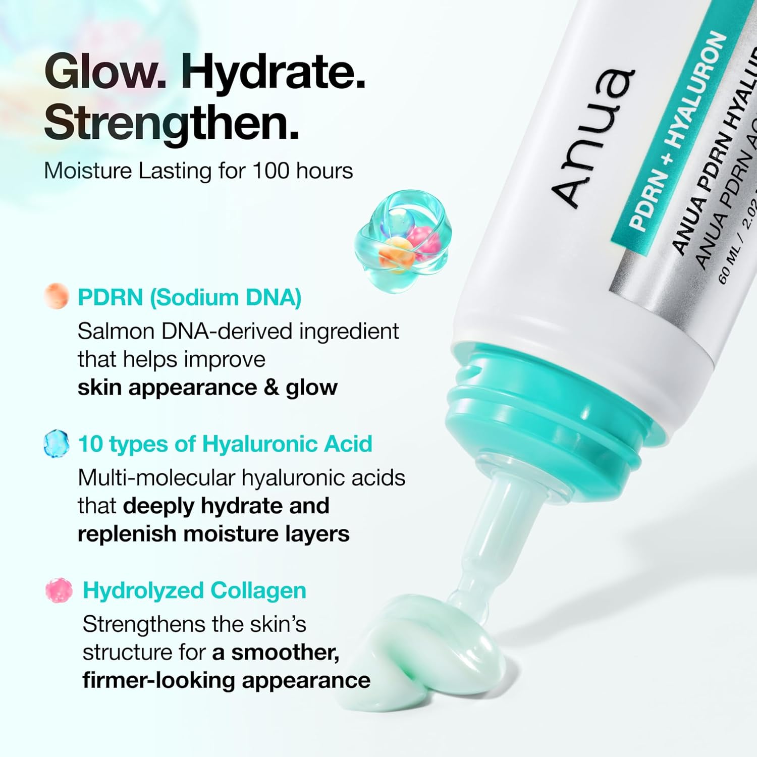 Anua PDRN Hyaluronic Acid 100 Moisture Cream 60ml