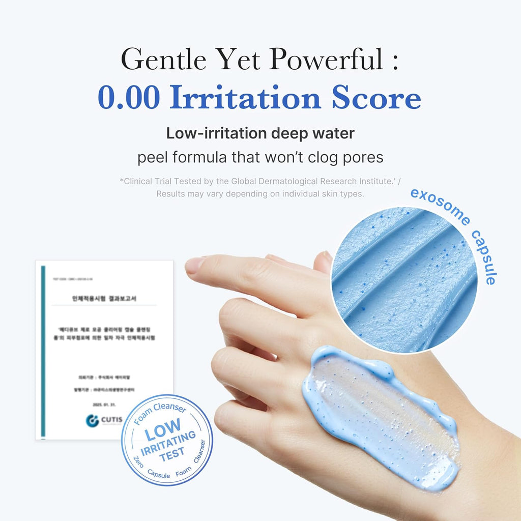 Medicube – Zero Pore SA Clear Capsule Cleansing Foam 120g