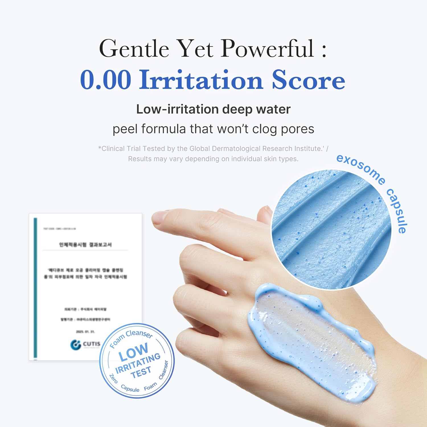 Medicube – Zero Pore SA Clear Capsule Cleansing Foam 120g
