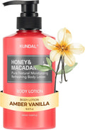 KUNDAL – Honey & Macadamia Pure Body Lotion, Amber Vanilla 500ml