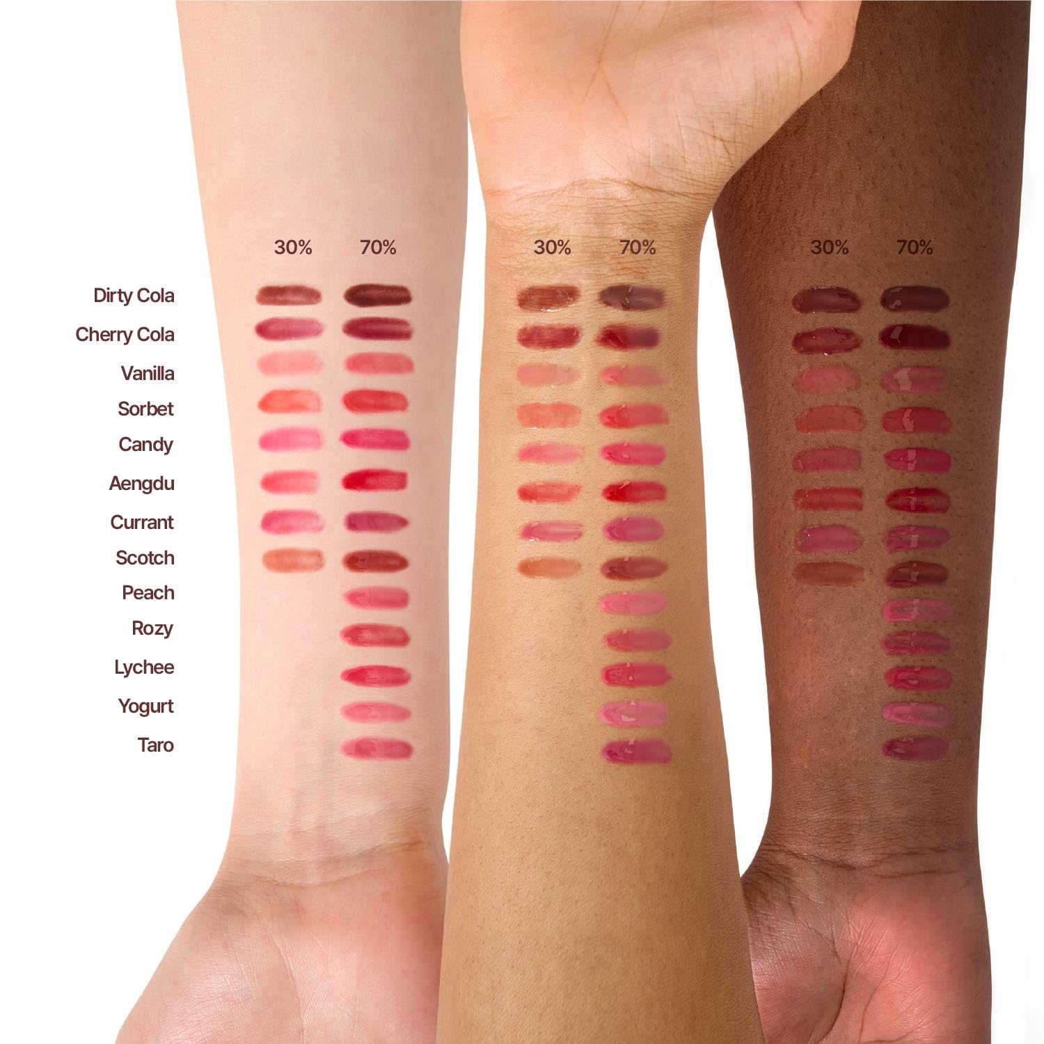 fwee 3D Voluming Gloss B13 Dirty Cola 70% 5.3g