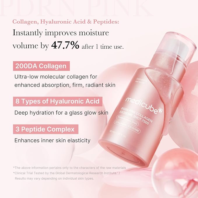 Medicube PDRN Pink Collagen Exosome Shot 7500 30ml