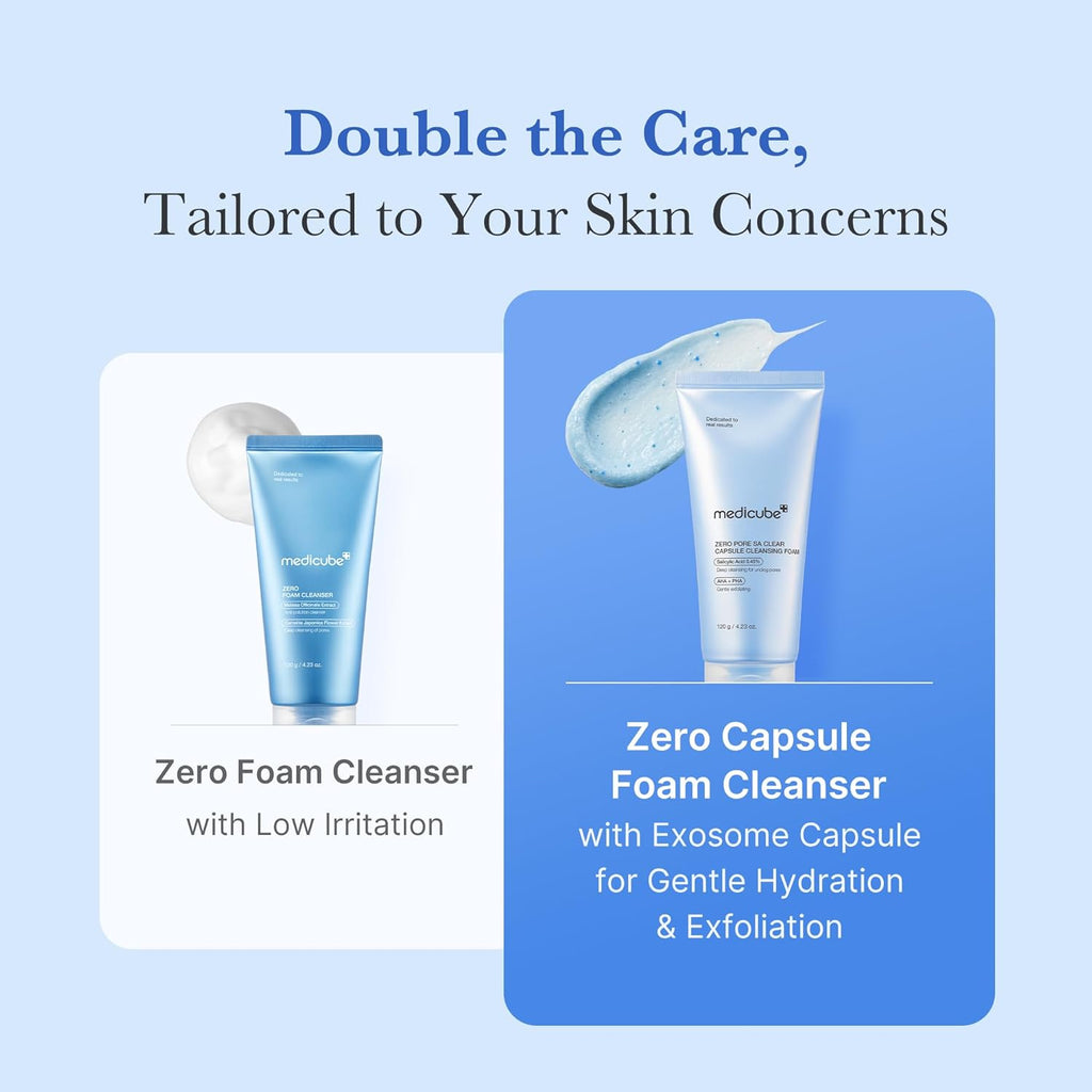Medicube – Zero Pore SA Clear Capsule Cleansing Foam 120g