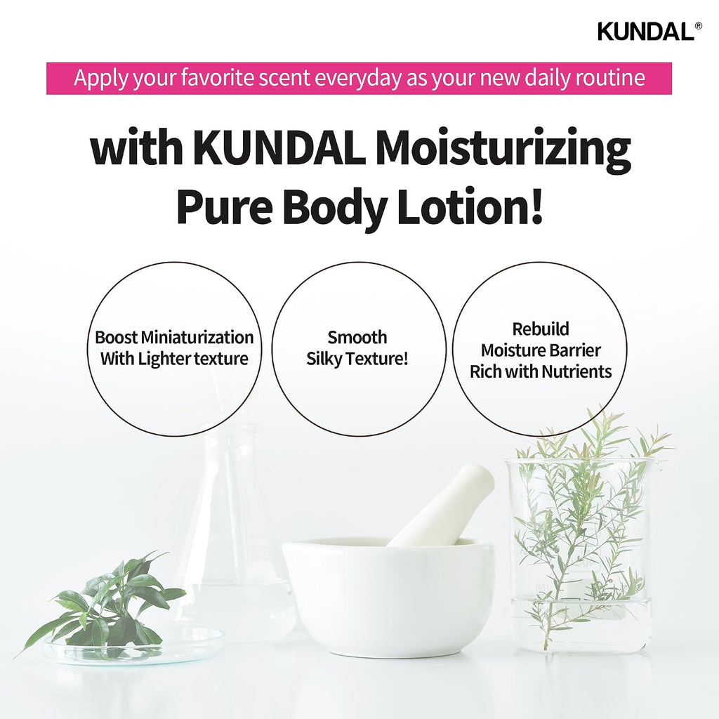 KUNDAL – Honey & Macadamia Pure Body Lotion Baby Powder 500ml