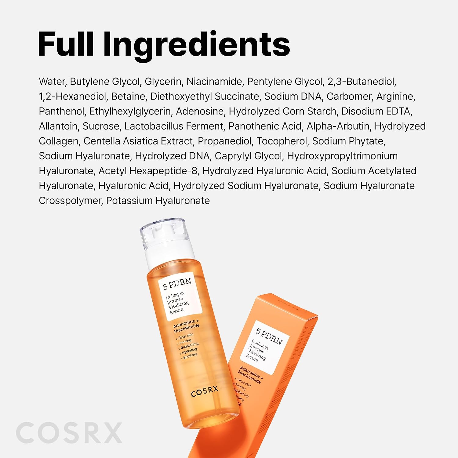 COSRX 5 PDRN Collagen Intense Vitalizing Serum 100ml