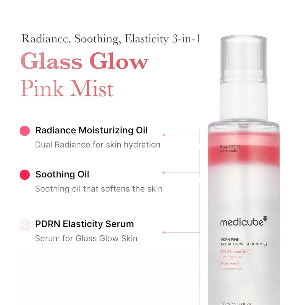 Medicube – PDRN Pink Glutathione Serum Mist 100ml