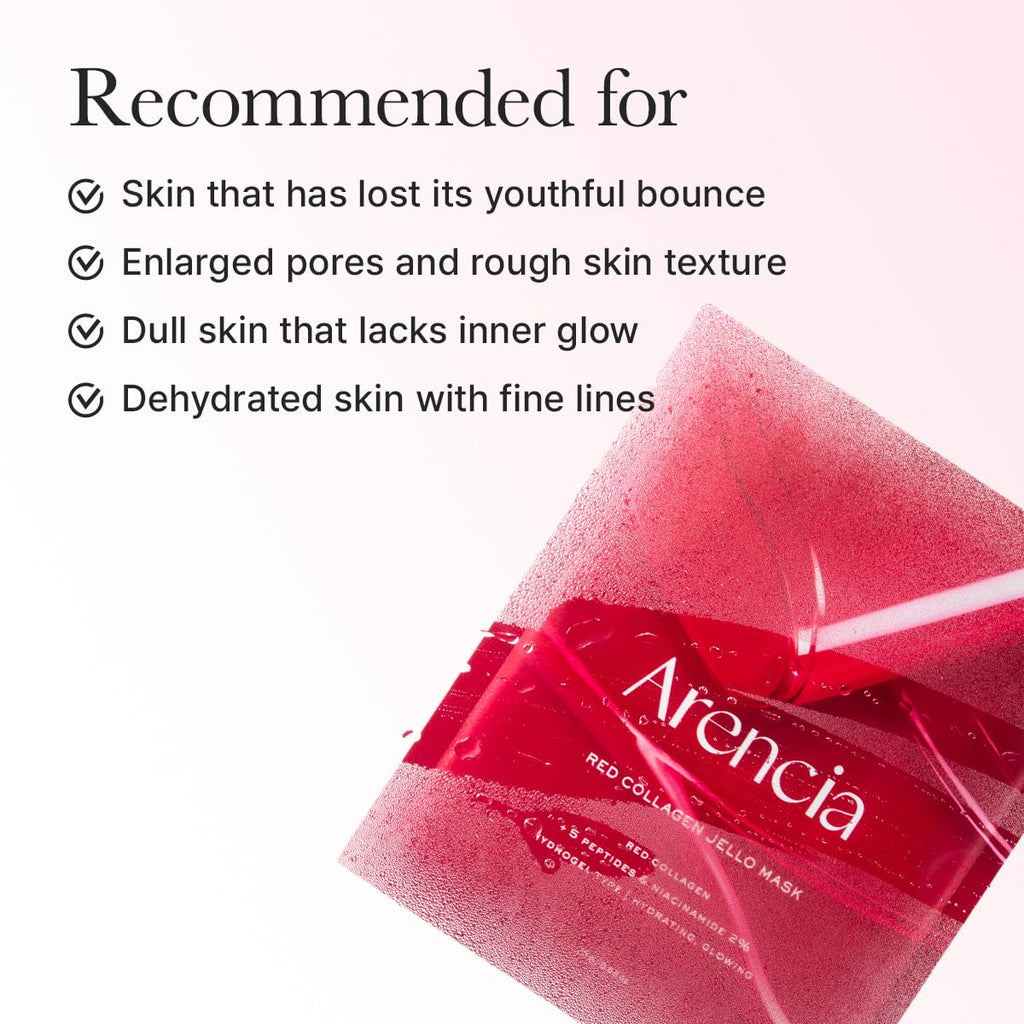 Arencia Red Collagen Jello Mask 1 pc