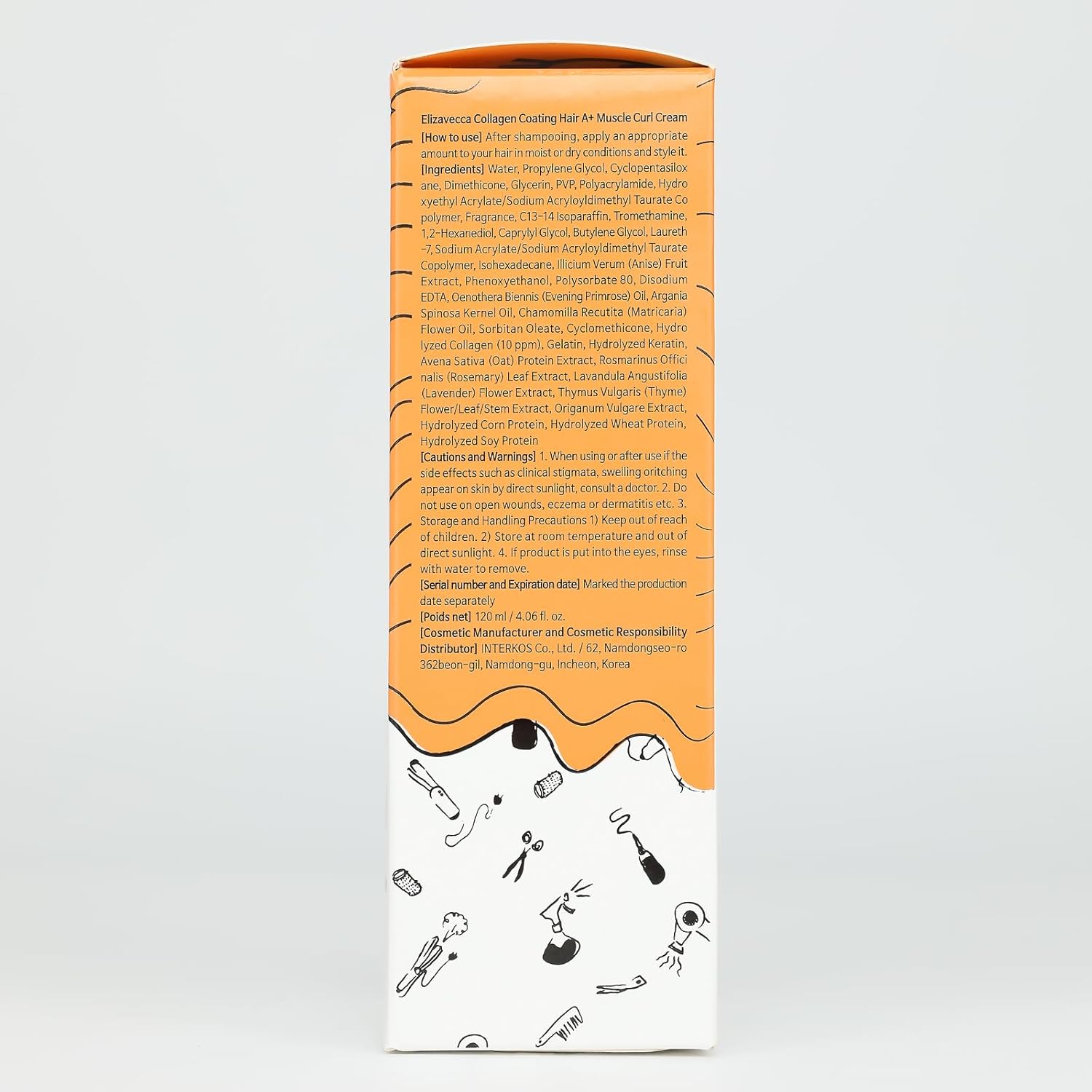 Elizavecca - Cer-100 Collagen Coating Hair A+ Muscle Curl Cream 150ml