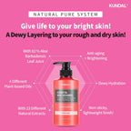 KUNDAL – Honey & Macadamia Pure Body Lotion, Amber Vanilla 500ml