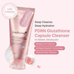 Medicube PDRN Pink Glutathione Capsule Foam Cleanser 120g